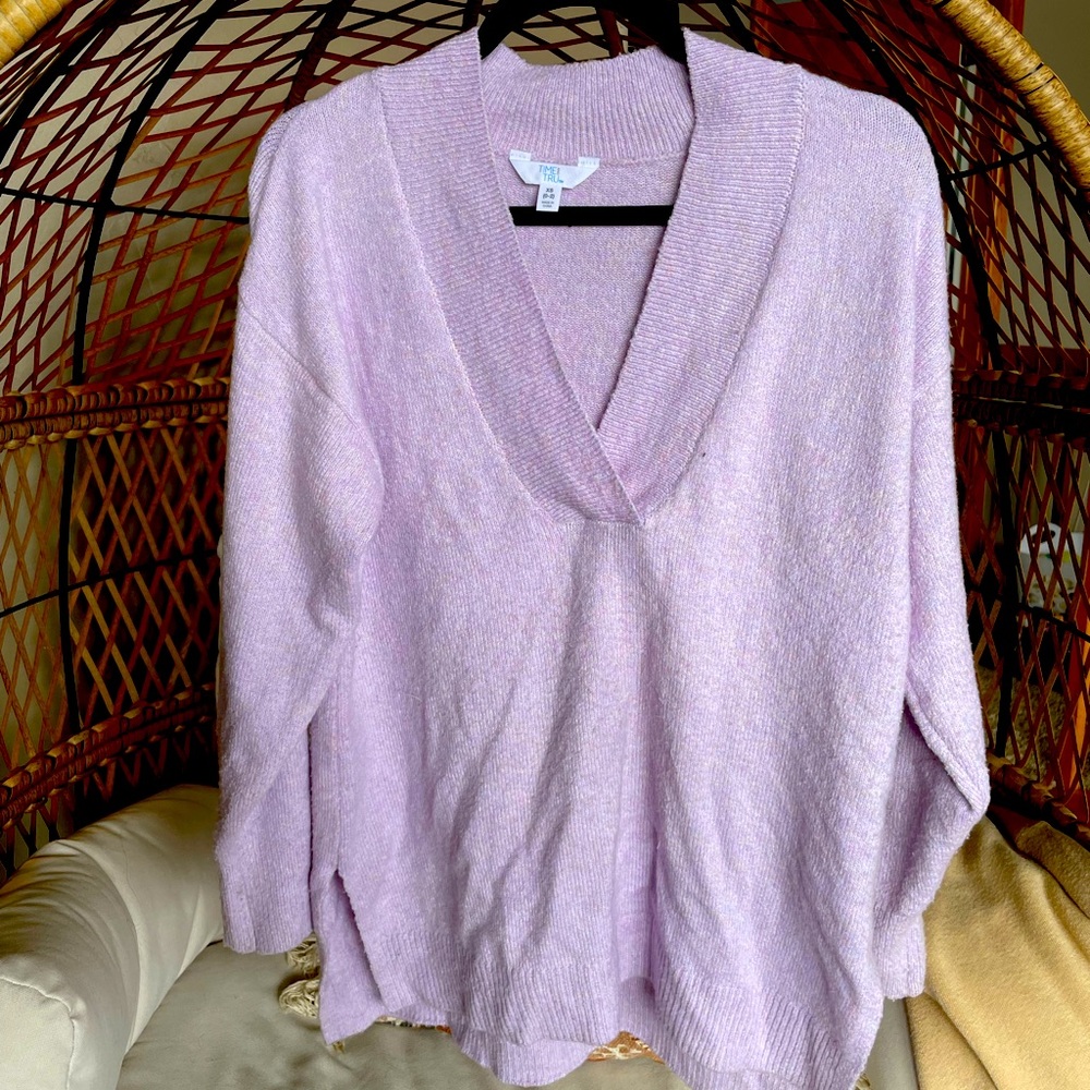 V neck sweater